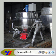 LPG Gas Heating Tomato Cooking Pot Jacket Kettle